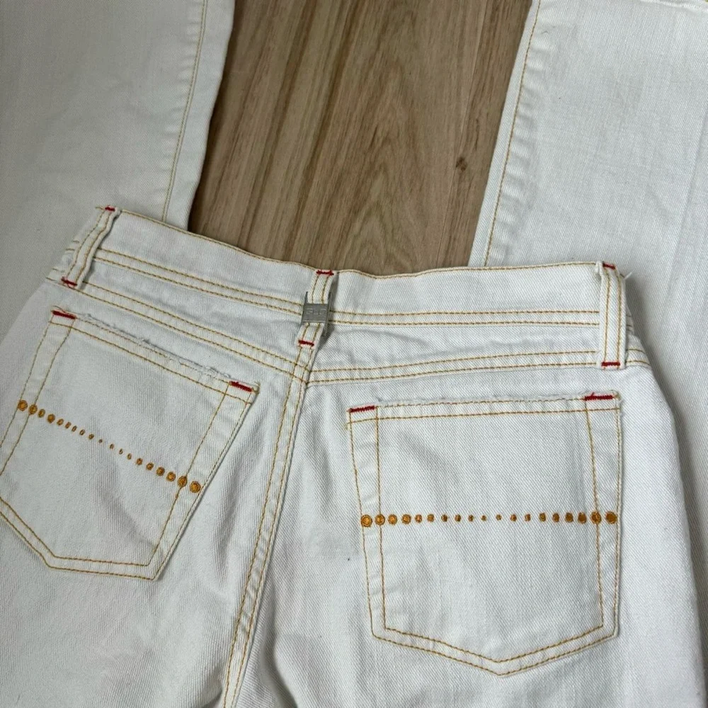 Vintage Y2K GLO white low rise bootcut jeans - Picture 5 of 6